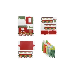 Adventskalender Bastelset 'Zug', 60-teilig