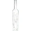 Adventskalender-Flasche 500 ml weiß