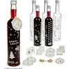 Adventskalender-Flasche, 6er Set
