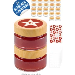 Adventskalender-Set 'Stapelglas' 2.0