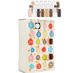 Adventskalender-Set 'Wünsche in Flaschen'