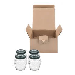 Automatikkarton 163 x 163 x 87 mm, 4er Gefache