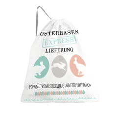 Beutel 'Osterhasen Express', 22 x 30 cm