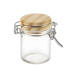 Bügelglas   45 ml mit Holzdeckel