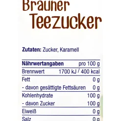 Brauner Teezucker, 500 g