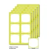 Cubi Etikettenbogen lime, 5 Blatt
