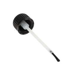 DIN 18 schwarz mit Pinsel für Tropfflasche 30 ml
