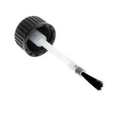 DIN 18 schwarz mit Pinsel für Tropfflasche 10 ml