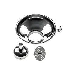 Dreifach-Trichter Edelstahl