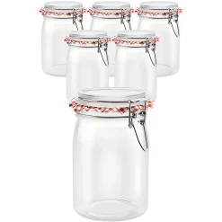 6er Set Bügelglas 'Ermetico' 1000 ml