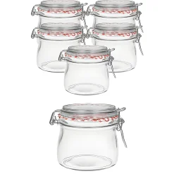6er Set Bügelglas 'Ermetico' 500 ml