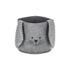 Filzkorb 'Osterhase' Ø 16 cm, grau