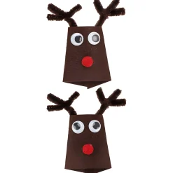 Flaschen-Deko 'Rentier', 2 Stück