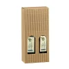 Flaschenkarton 2er 110 x 55 x 240 mm natur