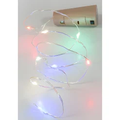 Flaschenlicht, 8 LEDs, mehrfarbig
