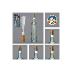 Flaschenlicht LED mit Fiberglas / Farbwechsel