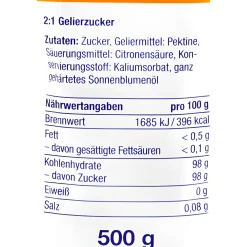 Gelierzucker 2:1,  500 g