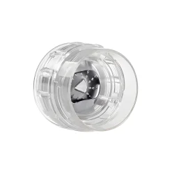 Gewürzmühle transparent mit Edelstahlmahlwerk