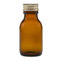 Glasflasche  60 ml braun