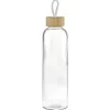 Glasflasche  700 ml mit Bambusdeckel