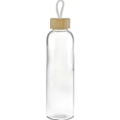 Glasflasche  700 ml mit Bambusdeckel