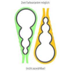 Gläser- und Flaschenöffner, gelb oder grün