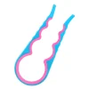 Gläser- und Flaschenöffner universal, blau/pink/grün