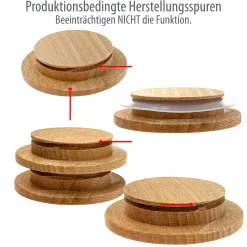 Holzdeckel Ø  67 mm, auch für WECK RR 60