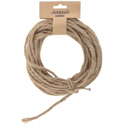 Jutekordel 8 m, 4 mm natur