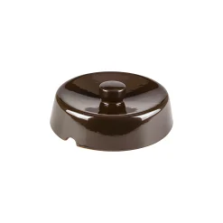 Keramikdeckel für Gärtopf  5 Liter braun