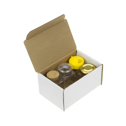 Klappschachtel 126 x 85 x 70 mm, weiß