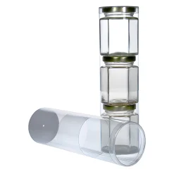 Klarsicht-Teleskopdose