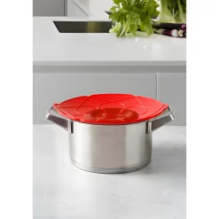 Kochblume Überkochschutz M rot