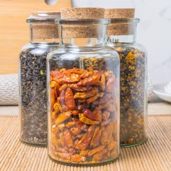 Korkenglas 300 ml rund