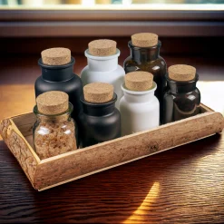 Korkenglas 150 ml schwarz matt beschichtet