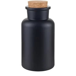 Korkenglas 300 ml schwarz matt beschichtet