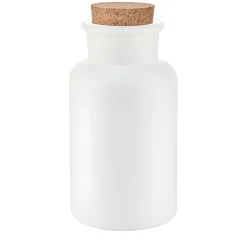 Korkenglas 300 ml weiß matt beschichtet