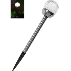 LED Solar Wegleuchte 'Crackle', 6 x 27 cm