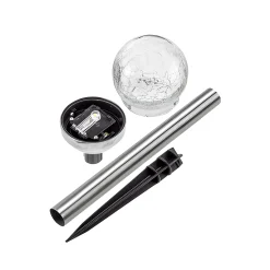 LED Solar Wegleuchte 'Crackle', 6 x 27 cm