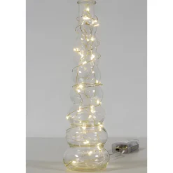 Lichterkette mit 40 LEDs, weiß mit Timer