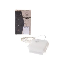 Lichterkette Outdoor 20 LEDs, warmweiß mit Timer