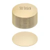 Pappscheibe Ø 160 mm gold/silber,  50 Stück