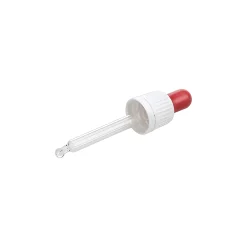 Pipette DIN 18 mit Originalitätsring weiß  77 mm