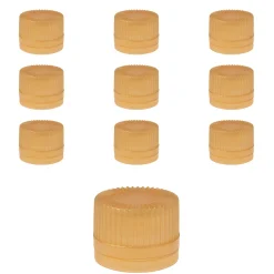 PP 18 gold Kunststoff mit Originalitätsring, 10 Stück