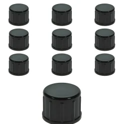 PP 14 schwarz Kunststoff, 10 Stück