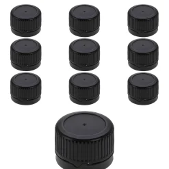 PP 28 schwarz Kunststoff mit Originalitätsring, 10 Stück