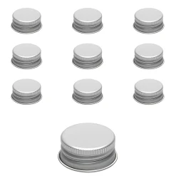 PP 28 silber Aluminium, 10 Stück