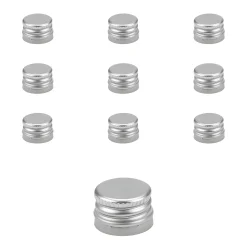 PP 18 silber Aluminium mit Originalitätsring, 10 Stück