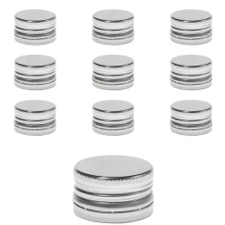 PP 31,5 silber Aluminium mit Originalitätsring, 10 Stück