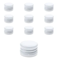 PP 28 weiß Aluminium mit Originalitätsring, 10 Stück